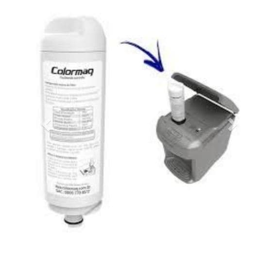 Refil Filtro Purificador ÁguaSana SanaMaq Redução Cloro Compatível Colormaq Acqua CPUHEVABAN