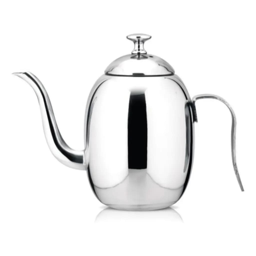 Bule Inox Com Bico Fino 400ml Para Servir Café Chá