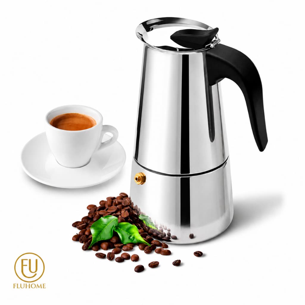 Cafeteira Italiana 4 xícaras 200ml moka cafe expresso aluminio