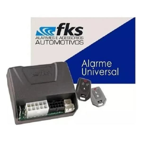 Alarme Automotivo para Carro Fks Fk905 Com Sensor e 2 Controles