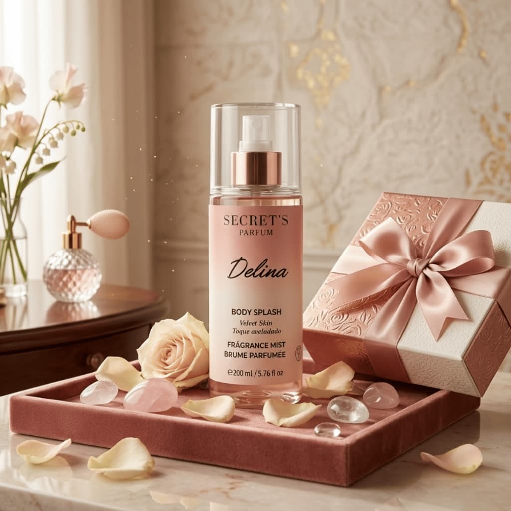 kit 3, 4 e 6 Unidades Body Splash Delina Feminino 200ml Fragrância Corporal Refrescante Uso Diário