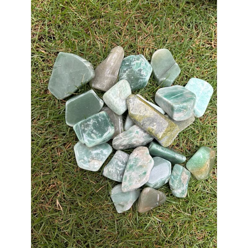 Quartzo Verde Extra Grande Acima De 100g unidade - Pedra Natural Prosperidade Energia