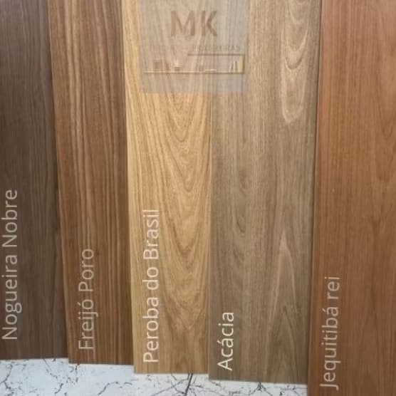 Prateleira 100% MDF Branco Amadeirado Lisa 15cm Profundidade