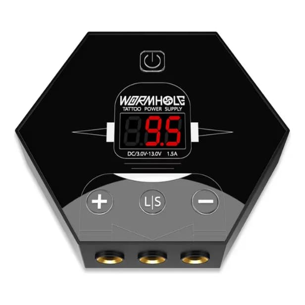 Fonte Digital Wormhole Para Máquinas De Tatuagem 3V-13V