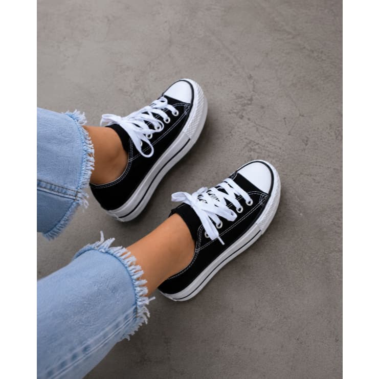 Tenis Plataforma Feminino Blogueirinha Leve Respiravel Anti Odor Trabalho Escola Passeio Promoção