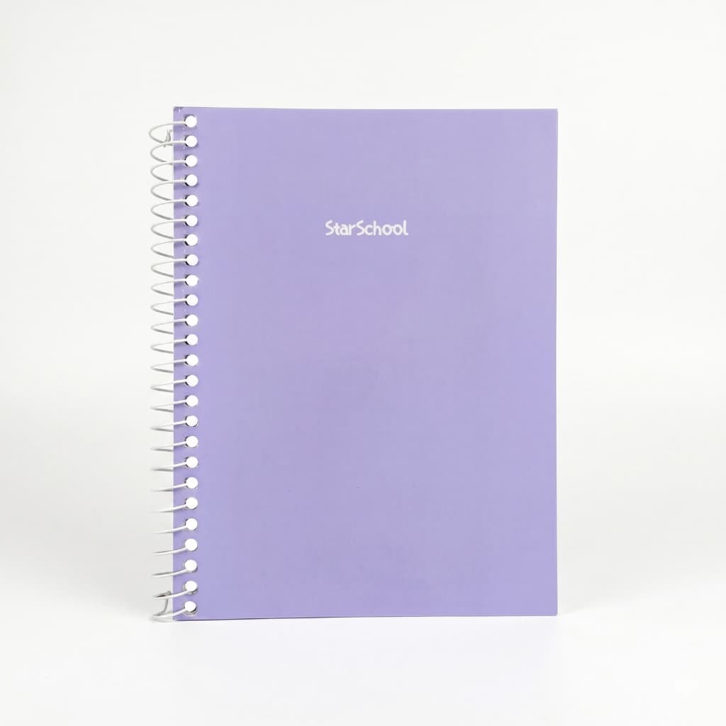 Caderno de 10 Matérias Tom Pastel Cor Lilás 160 folhas Stilo - Jandaia
