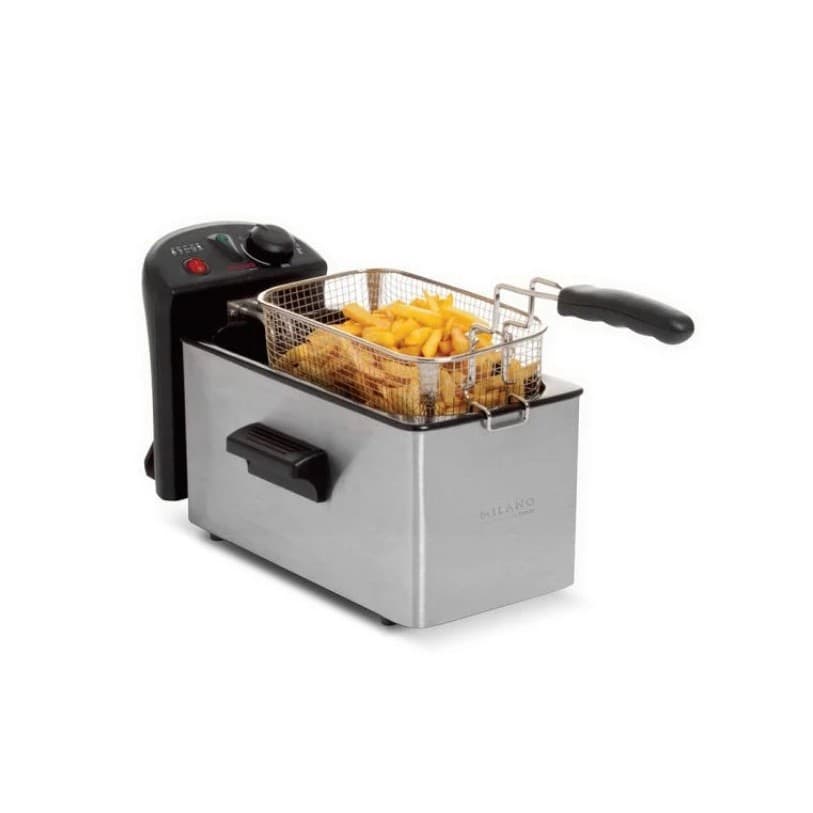 Fritadeira Elétrica 3l Milano Ml230-nks 110v Inox Com Tampa