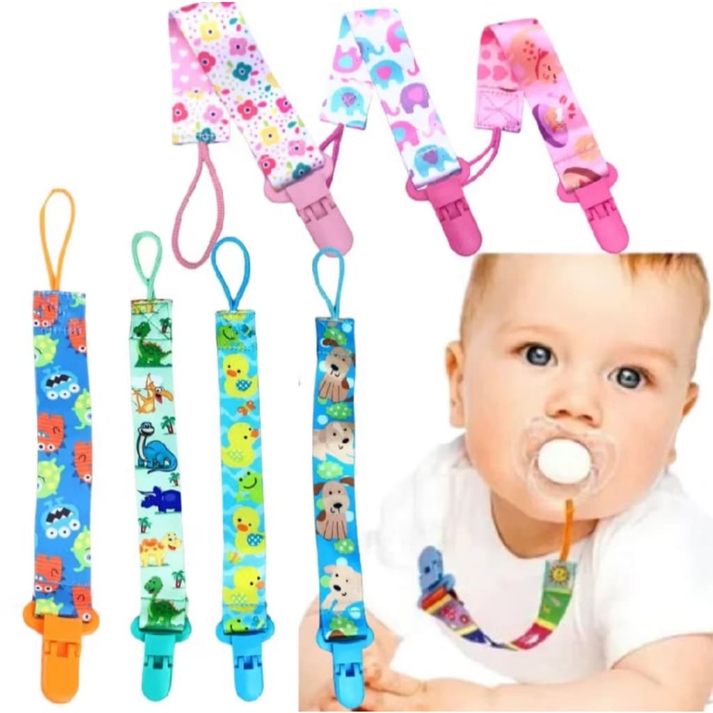 Kit prendedor de Chupeta ou Individual Compatível Com Varios Modelos de  Chupetas