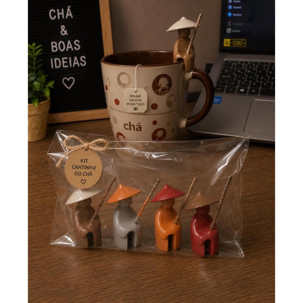Chegou Segurador De Saqunhos de Chá para Xícara Caneca Modelo Pescador Chinês. Decoração Enfeite Top
