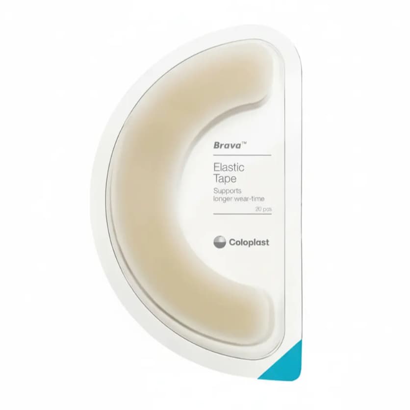 Fita Adesiva Elástica Brava - Caixa Com 20 Unidades - Coloplast