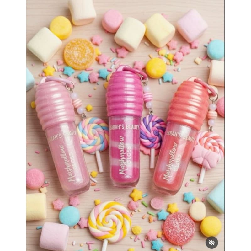 Gloss Marshmallow com Chaveiro Pirulito – Brilho Intenso