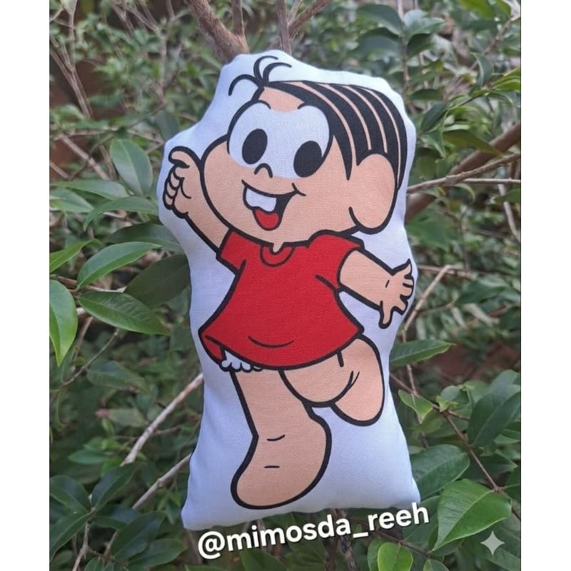 10 almofadas turma da Mônica personalizadas para lembrancinha 15cm