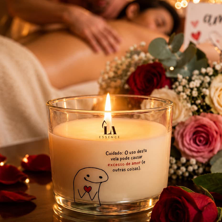 Vela De Massagem Corporal Hidratante Perfumada Vela Aromática Vegetal