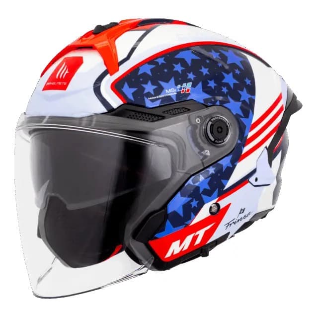 Capacete Aberto MT Helmets Cosmo SV Ortola 2024 C7 Gloss Polímero HIRP
