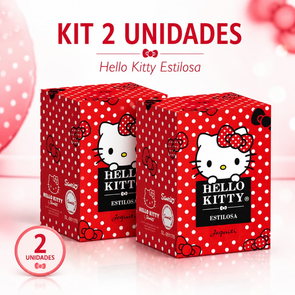 Kit 2 Colônias Hello Kitty Estilosa Jequiti Perfume Feminino Infantil