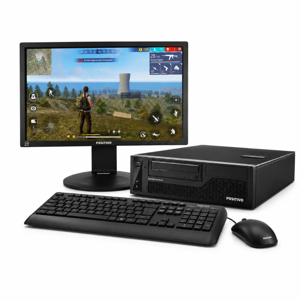 Kit Positivo Master Intel i5 Completo (Com Placa de Vídeo + Jogos Instalados!)