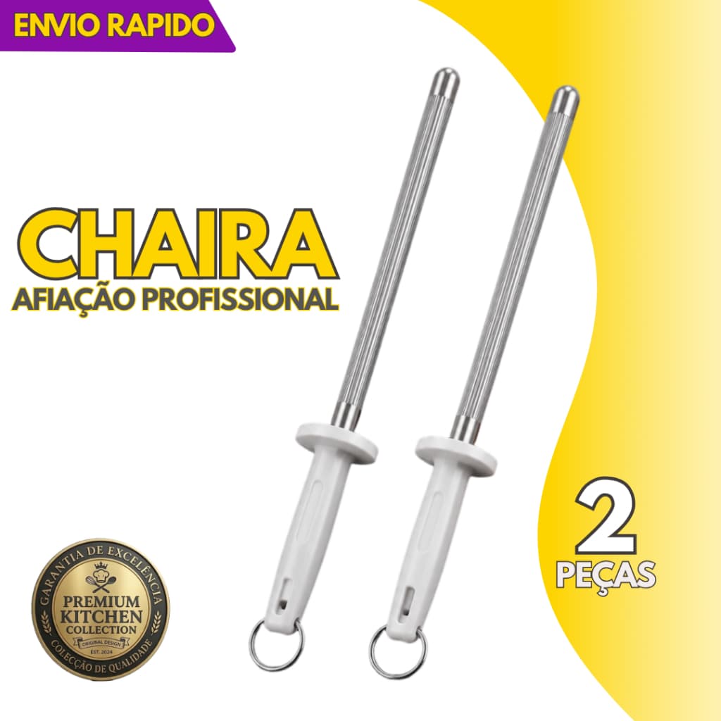 2, 3 ou 1 un - Chaira Fuzil 38cm Afiador E Amolador De Facas De Precisão Profissional