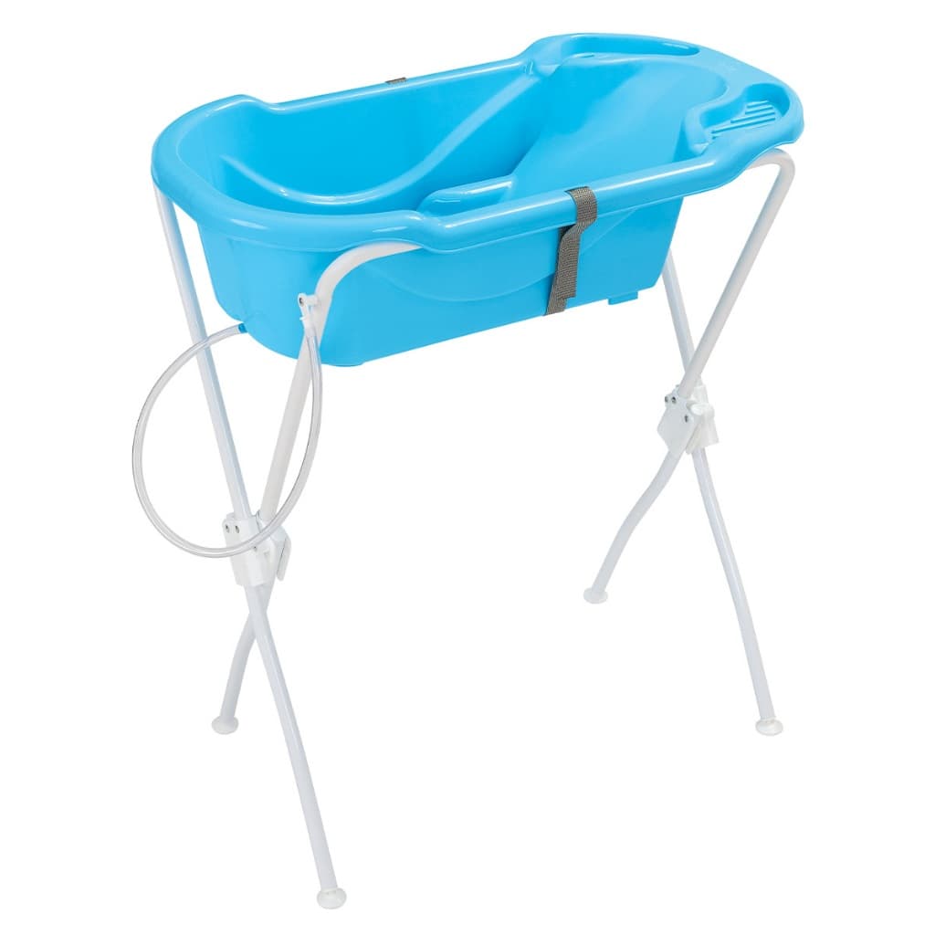 Banheira Ergonômica New Com Suporte Azul Tutti Baby