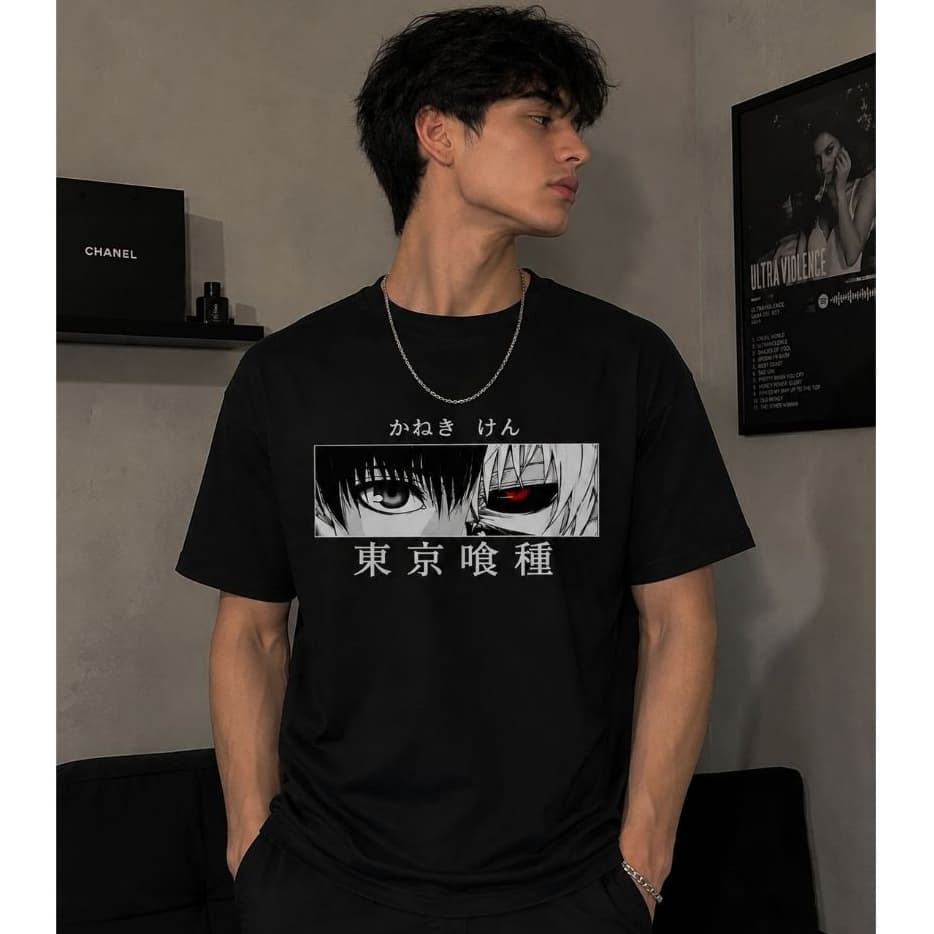 Camiseta Anime Ken Kaneki Tokyo Ghoul