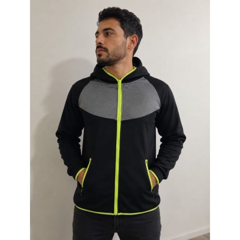Blusa masculina esportiva manga longa com capuz