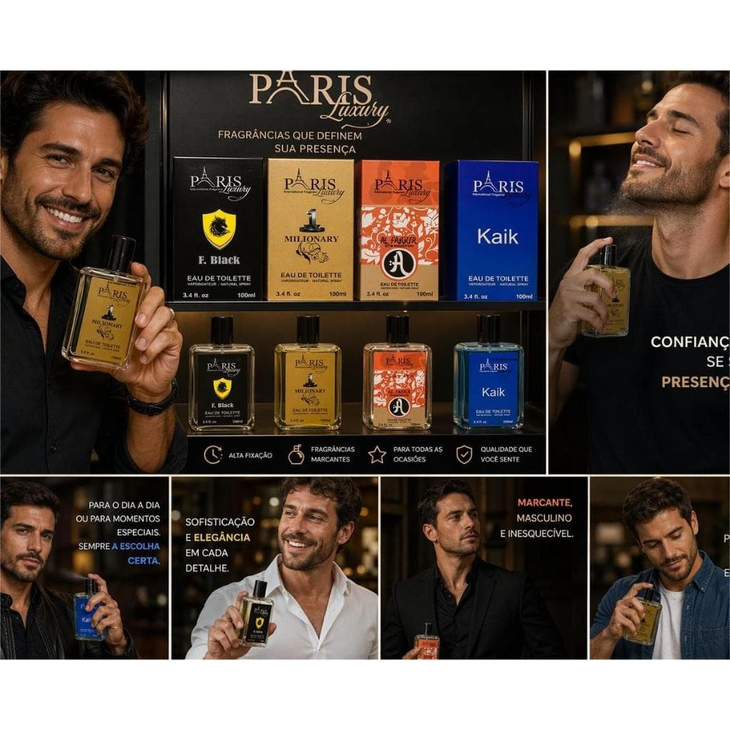 Paris Luxury Fragrância Masculino.