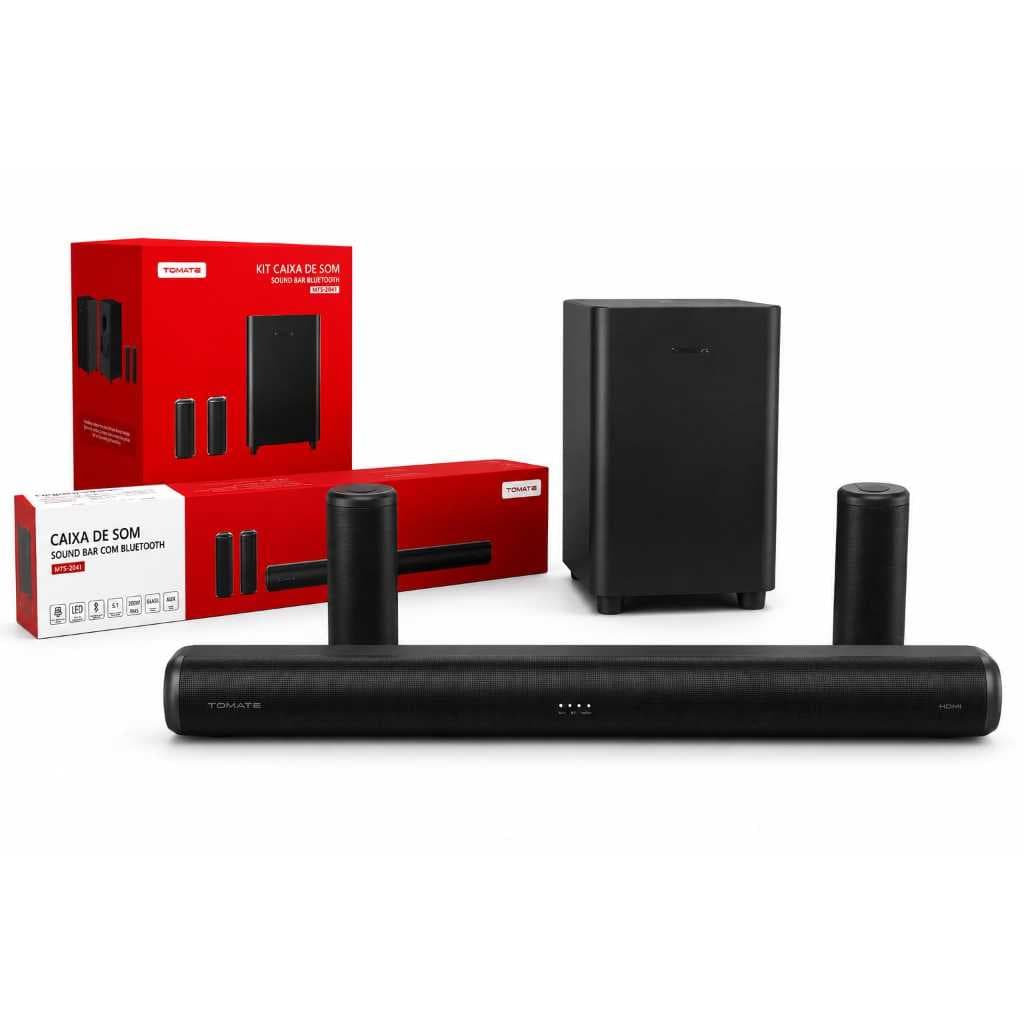 Home Theater Soundbar Tomate Mts-2041 5.1 280w Bt Hdmi Arc