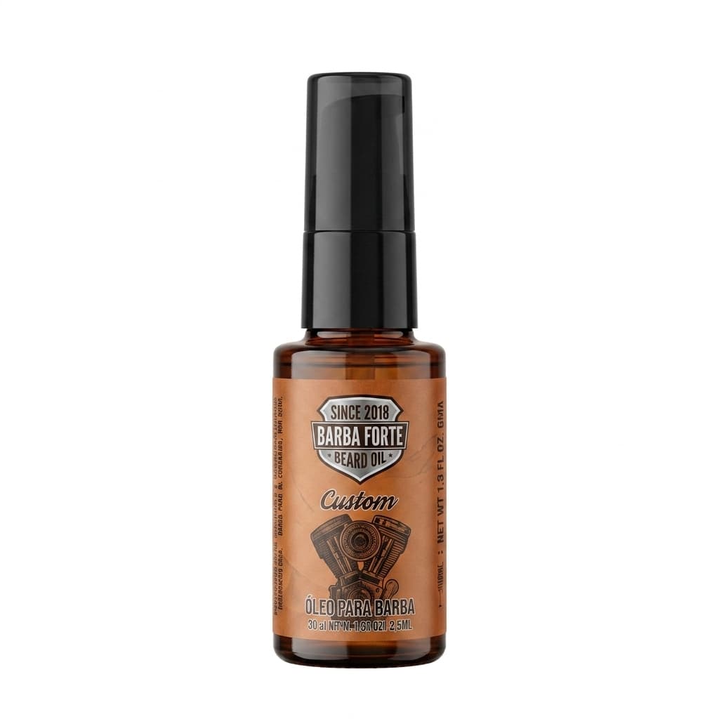 Óleo para Barba Barba Forte Custom Hidratação e Cuidado 30ml