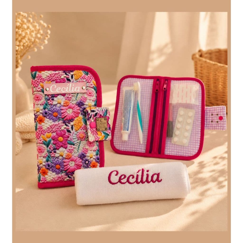 Necessaire- porta escova de dente- personalizada