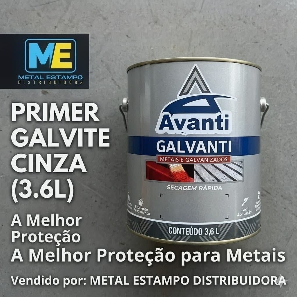 Galvite Primer Fundo Preparador Linha Premium  3,6 Litros Avanti