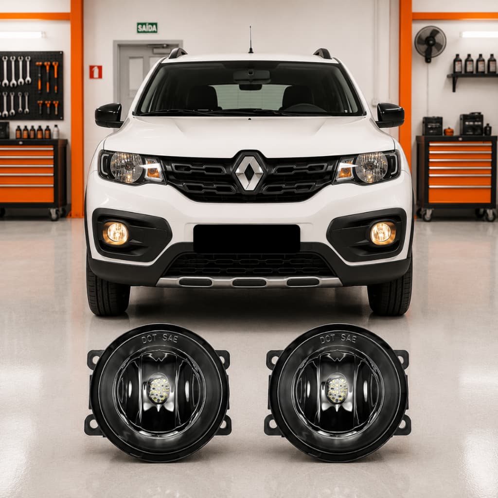 Par Farol De Milha Neblina Renault Kwid 2017 2018 2019 2020 2021 2022