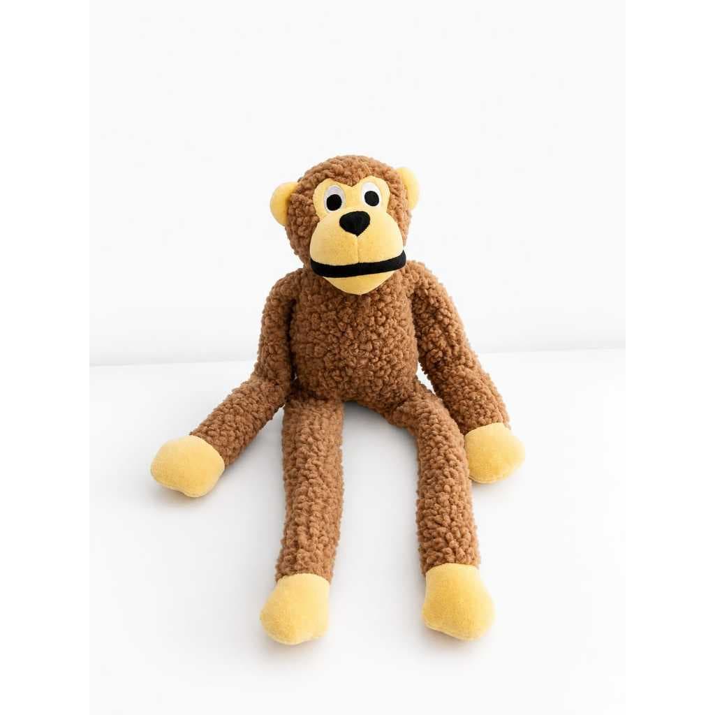 Brinquedo de Pelúcia Macaco com Som Interno para Pets 40cm
