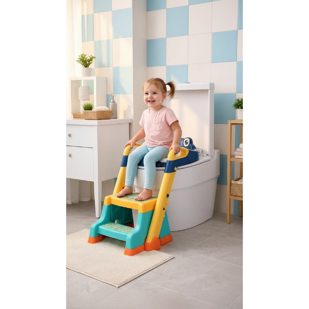 Assento Infantil Redutor Aprendizado Infantil Vaso Sanitario Confortavel Seguro Higienico Ajustavel  Proteção