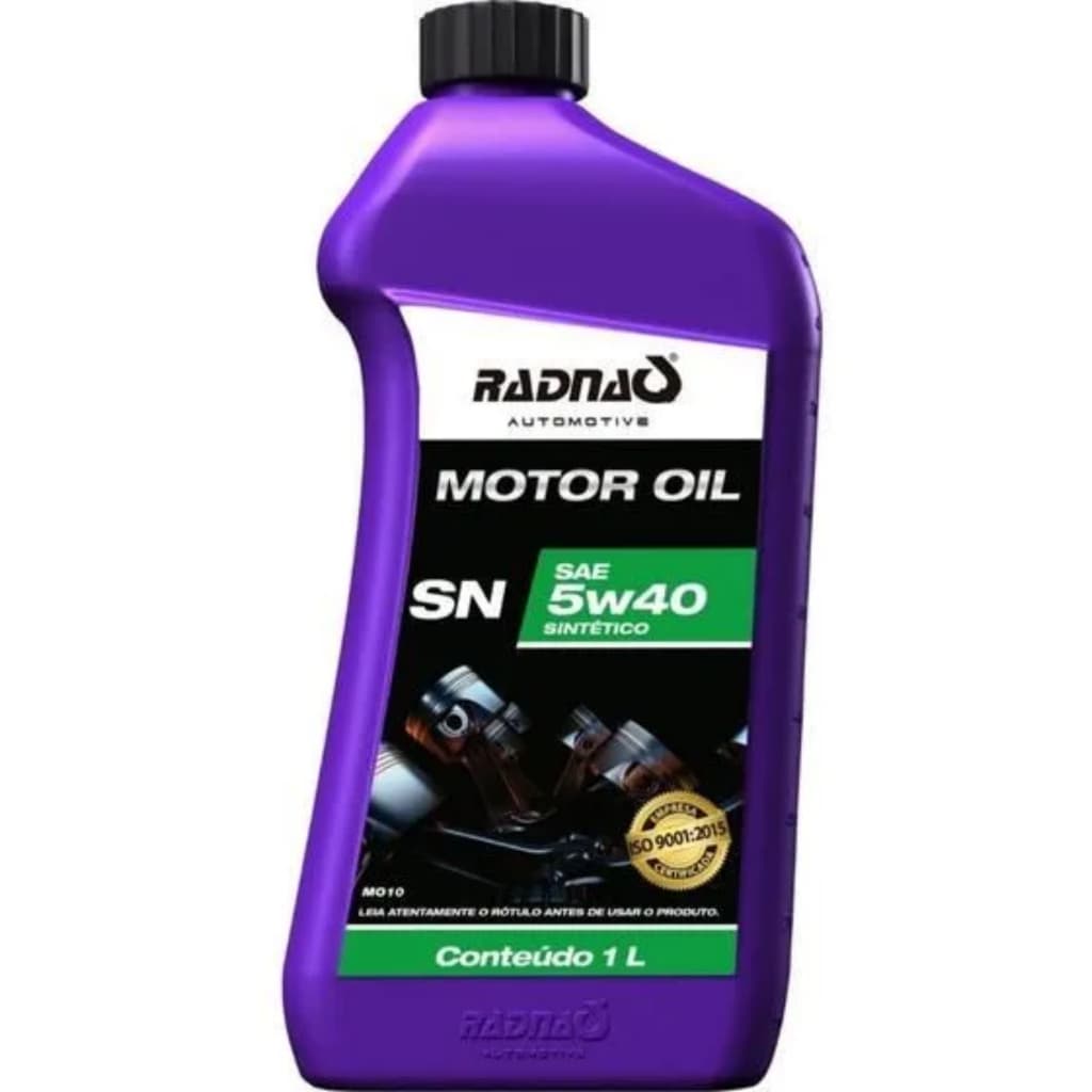 Óleo Automotivo Sintético 5w40 1l Radnaq