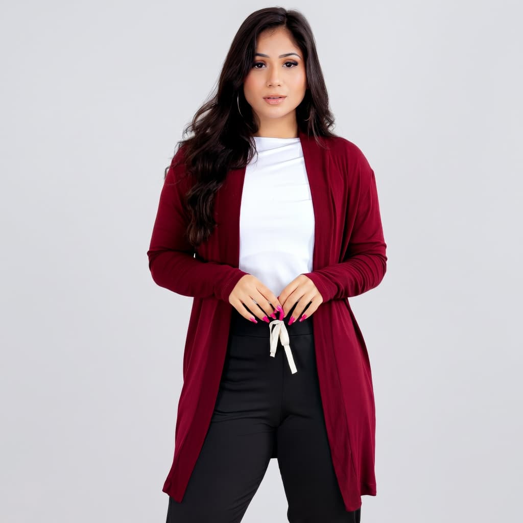 Cardigã Feminino Com Bolso Cardigans Casaco Cardigan Feminino Blusa Kimono Cardigam Feminino