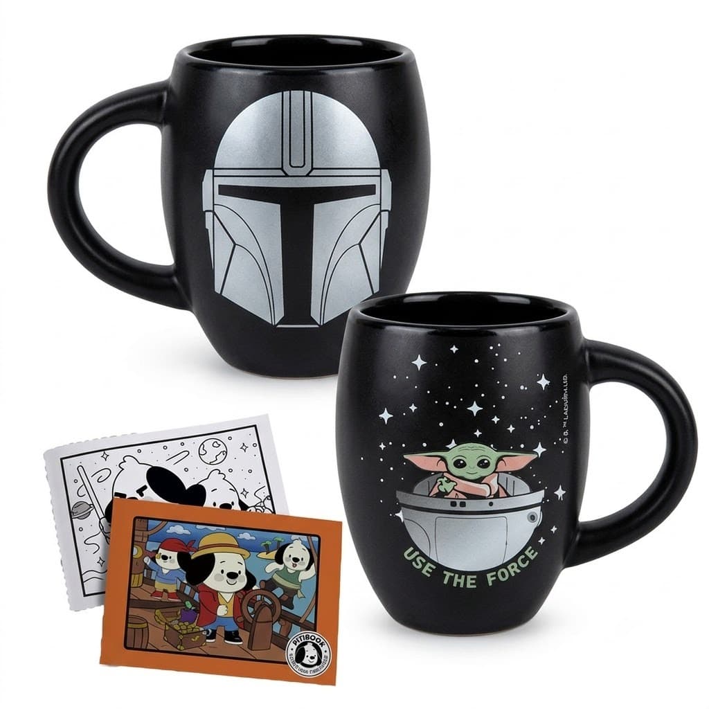 Caneca Bulging Star Wars Mandalorian Grogu
