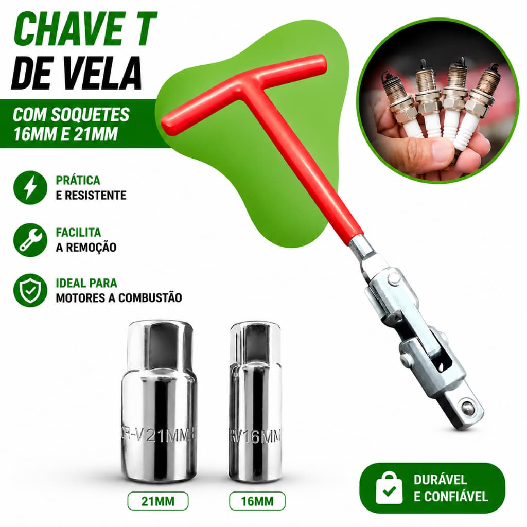 Chave De Vela Para universal Trocar Velas De Ignição Carro Barco Moto 21 e 16 mm