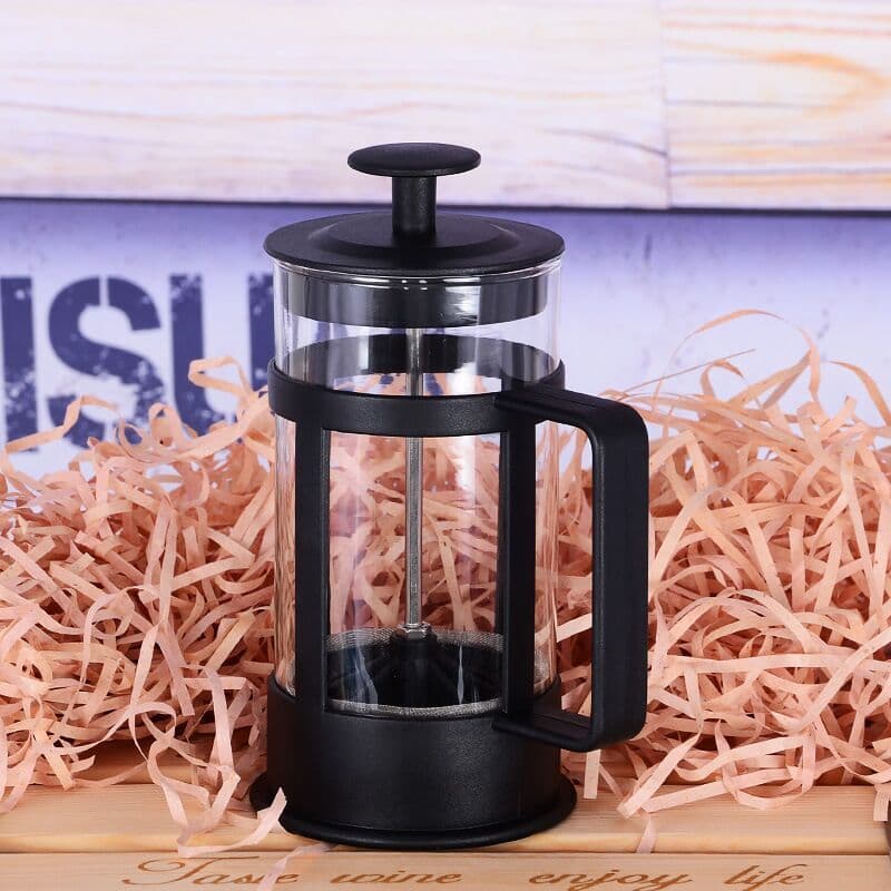 Cafeteira Prensa Francesa Café Expresso Chá Leite Cremoso Grande Pequena 600ML e 350ML
