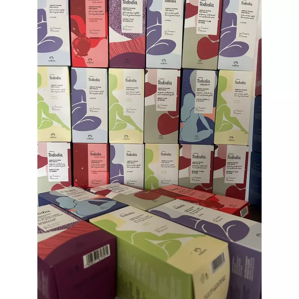Kit Sabonete Natura Tododia Original 2, 4 ou 6 Caixas | Fragrâncias Sortidas, Original e lacrado