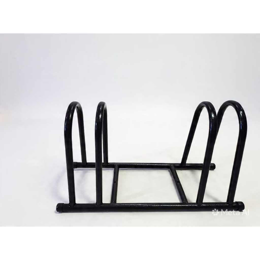 Suporte Bicicletario de Chão Para 2 Bikes 48cm