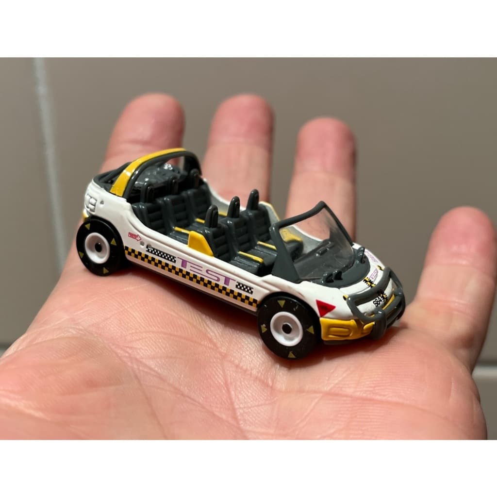 carro de teste Disney WDW Epcot Test Track Ride Vehicle Car brinquedo 1/64 carrinho