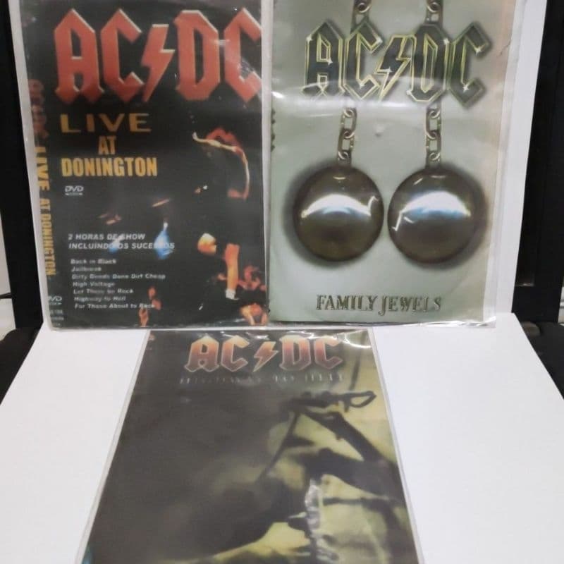 dvd AC DC kit 4 dvds completo novo
