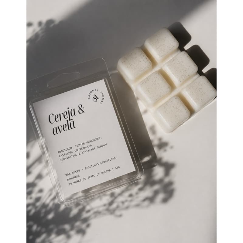 Wax Melts / Pastilhas Aromáticas Cereja com Avelã