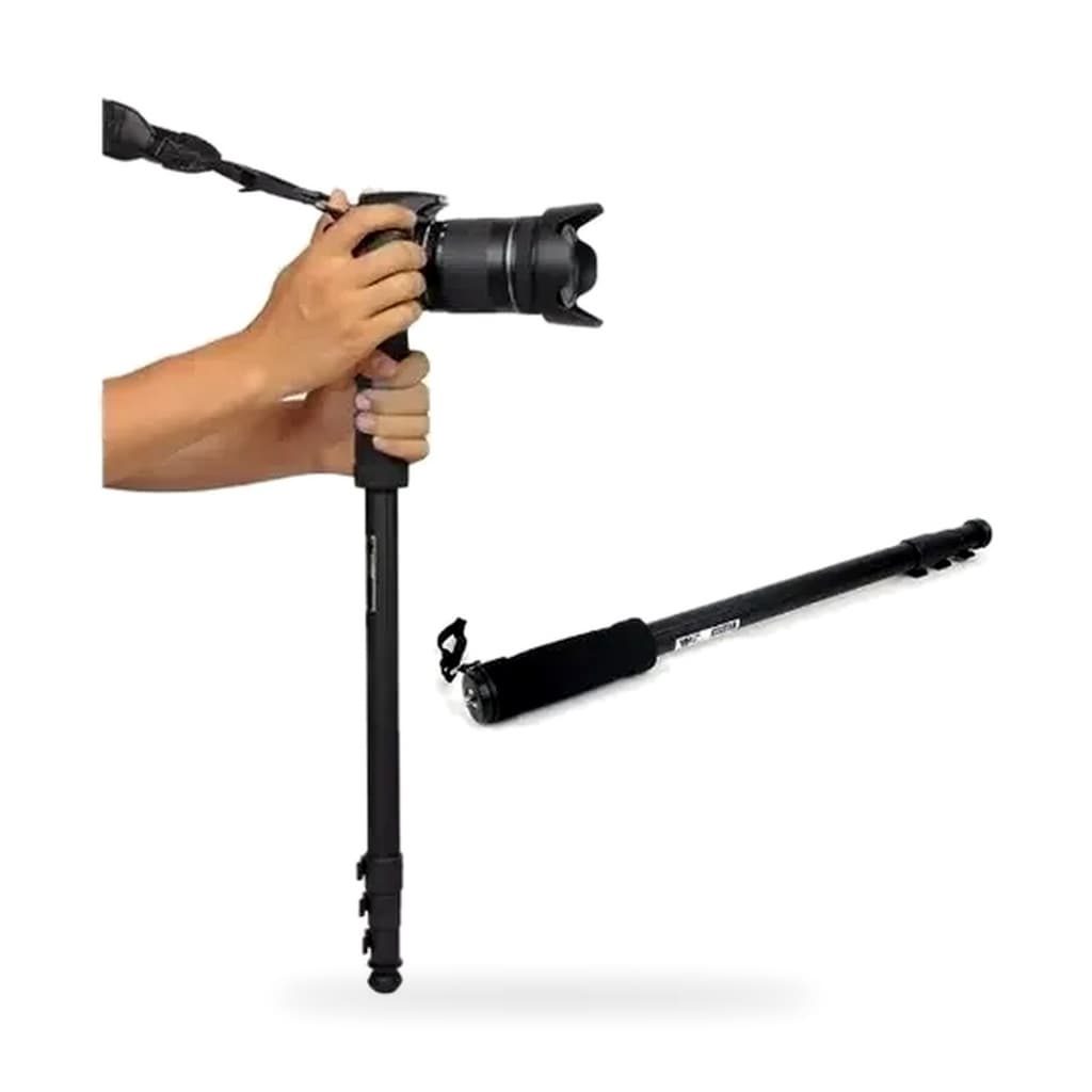 Monopé Greika WT1003 Alumínio 1,70m Câmera DSLR Foto Vídeo com Bolsa Sony Canon Nikon