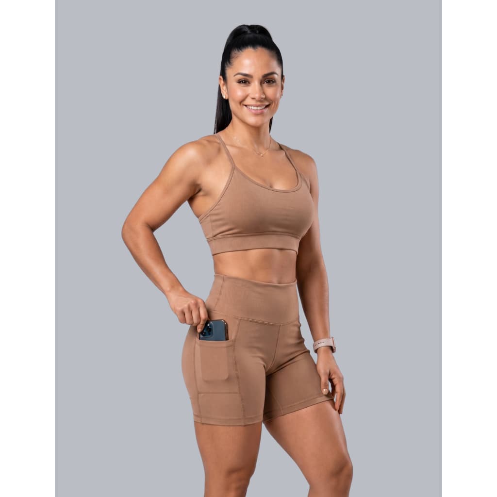 Conjunto Top Academia Short Fitness Kit Zero Transparência