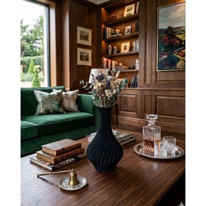 Vaso Espiral Decorativo – Elegância que Floresce em Qualquer Ambiente