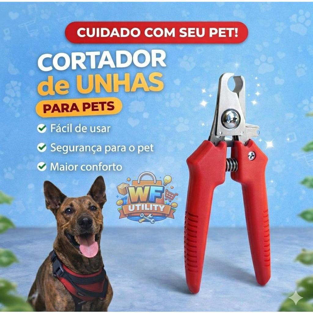 Cortador de Unhas Pet Profissional para Cães e Gatos |Fácil de Usar