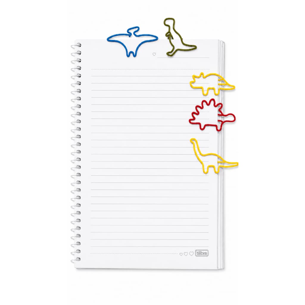 Clips de Papel Dinossauro–Criativo para Estudos, Escola e Papelaria