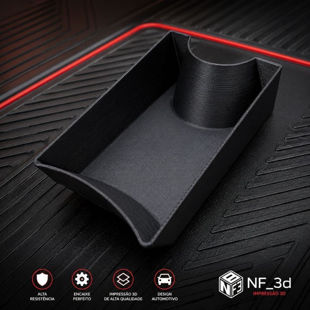 Acessório Porta Treco Vw Up Console Central
