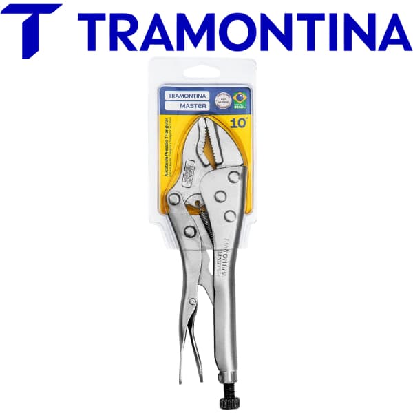 Alicate de Pressão Tramontina MASTER 10" Mordente Triangular Cromado
