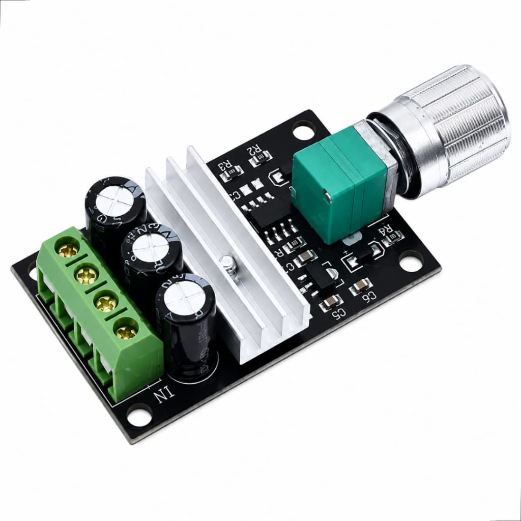 Controlador De Velocidade Motor Dc 6v 12v 24v 28v 3a Pwm 80w